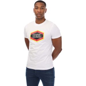 Diesel - T-Diegor 15-I - T-shirt - Wit - Slim Fit - 100% Katoen