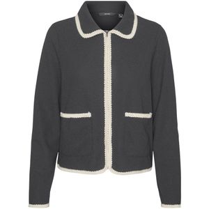 Vero Moda vmfida ls cardigan jrs ga 10320158 asphalt