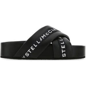 Stella McCartney - Logo Pantoffels - Zwart - Dames