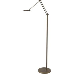 Highlight Moderne metalen sapporo led vloerlamp brons