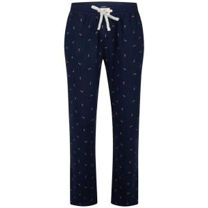 Happy Shorts Heren pyjama broek lang donker zuurstok kerst print