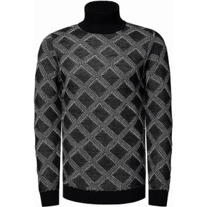 Rusty Neal - Chunky Geruite Coltrui - Heren - Grof Gebreid