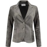 Helena Hart Blazer velvet kort 7324 grij