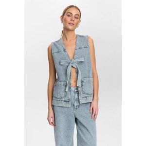 Nümph - Nubrooklyn - Gilet - Lichtblauw - Denim