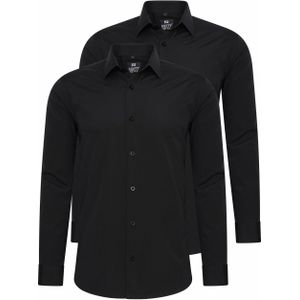 Set van 2 zakelijke overhemden