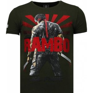 Local Fanatic Rambo shine rhinestone t-shirt