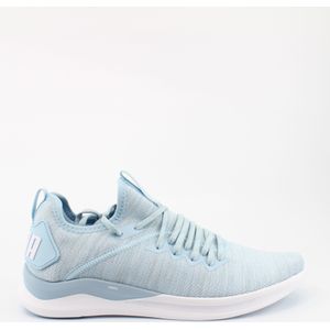 Puma Ignite Flash EvoKnit - Lichtblauw - Textiel - Dames