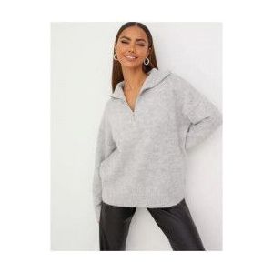 Sisters Point - Trui - Grijs - Polyester/Acryl/Elastaan