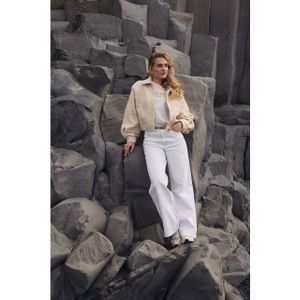 Nukus - NKF09051 17 - Jeans - Off White - Denim Embroidery