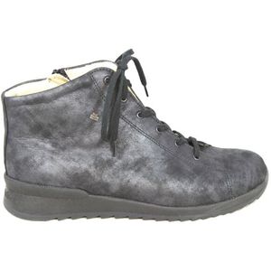 Finn Comfort - Pavia - Veterschoenen - Zwart - Leer