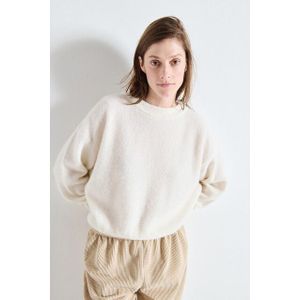 American Vintage - Vito18eh25 - Pullover - Wit - Losse Pasvorm