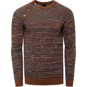 Rusty Neal - Gebreide Trui - Casual Pasvorm - Ronde Hals