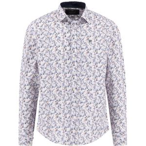 Fynch-Hatton - Lange Mouw Overhemd - Gebroken Wit - Heren - Katoen - 1509-5633