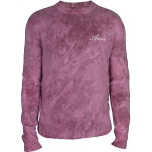 AMIRI - Trui - Roze - Tie-Dye Patroon - Lange Kasjmier Mouwen
