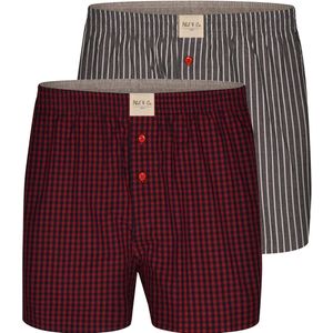 Phil & Co 2-pack wijde boxershorts heren ph-197