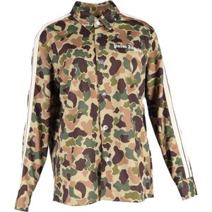 Palm Angels Camouflage Print Trainingsshirt in Multicolor Polyester