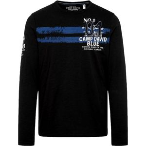 Camp David - Longsleeve - Casual Look - Vlamgarentextuur