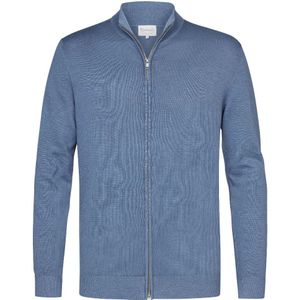 Michaelis Donker blauw vest met zipper