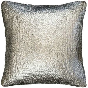 Unique Living - Kussen Metallic - 45x45cm - Zilver