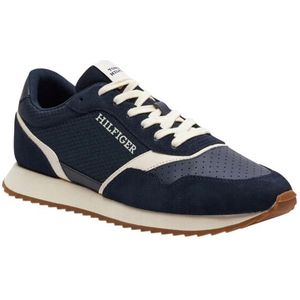Tommy Hilfiger Heren evo colorama leren hardlooptrainers