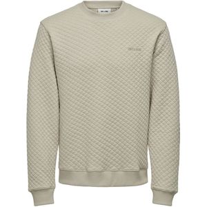 Only & Sons Onsadler reg quilt crew neck sweat kit