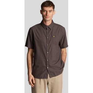 Overhemd - Gestreept - Katoen - Regular Fit - Kwartmouw