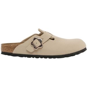 Birkenstock - Boston Flower Buckle - Slipper - Beige