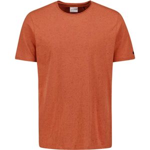 No Excess T-shirt korte mouw ronde hals melange melon