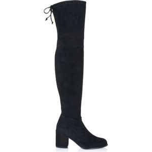 Stuart Weitzman - TIELAND - Overknee Laarzen - Zwart - 7,5 cm Hakhoogte
