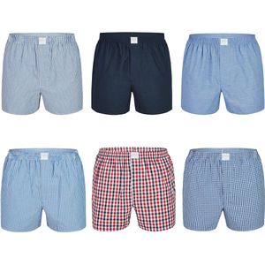 MG-1 Wijde boxershorts heren 6-pack classics multipack