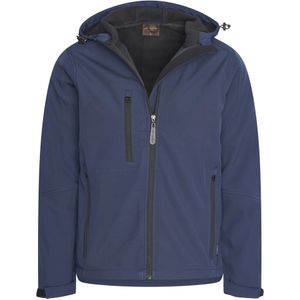 Cappuccino Italia Softshell hood jacket navy