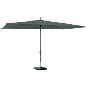 Madison parasol rectangle 400x300 grijs