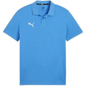 Puma - Sportshirt - Katoen - Zwart - Korte Mouwen - Omgeslagen Kraag