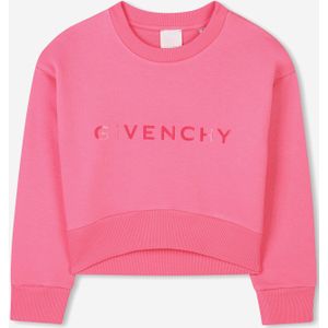 Meisjes Logo Print Sweatshirt in Roze