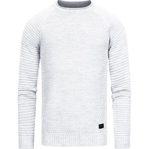 Rusty Neal - Chunky - Gebreide Trui - Grijs - 70% Polyacryl, 30% Katoen, Casual Pasvorm