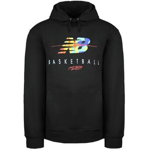 New Balance - Seismic Hoodie - Zwart - Pullover - Lange Mouw - Heren