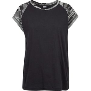 Urban Classics Dames contrast raglan t-shirt