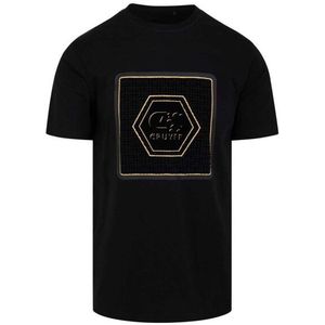 Cruyff T-shirt flock tee zwart