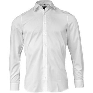 Marvelis - Heren Poplin Slim Overhemd - Lange Mouwen