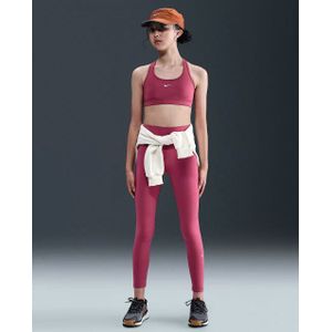 Nike - Dri-Fit Tights - Lange Trainingslegging - Rood - Voor Meisjes