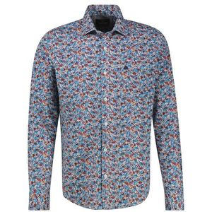 Lerros - Overhemd - Maple Red - Lange Mouwen - Grafisch Patroon