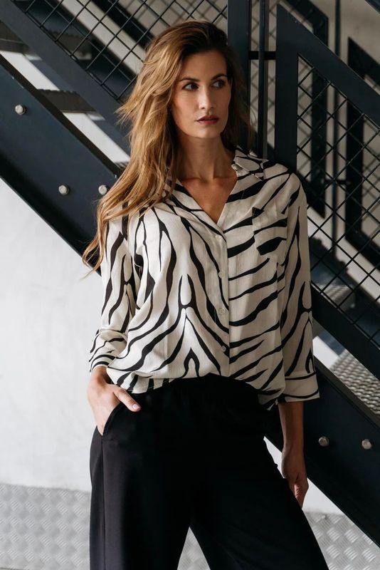 MAICAZZ Sp25.20.006 mala blouse veines