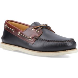 Sperry - Gold Cup Authentic Original 2-Eye - Bootschoenen - Zwart/Bruin - Leer