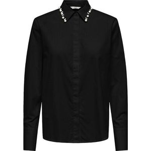 Jacqueline de Yong - Jdylula - Blouse - Zwart - Lange Mouwen