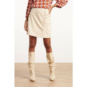 Smashed Lemon - Army Groene - Suède Rok - Korte Lengte - Getailleerd