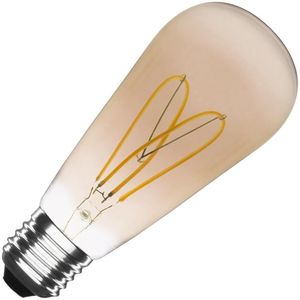 De Lampenbaas Citroen gloeidraad lamp| e27 | 4w | 2000k 2500k | warm