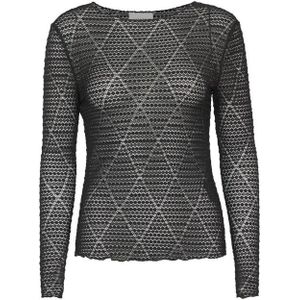 SisterS Point - Velka Ls 18101 - T-shirt - Zwart - Dames