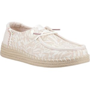 HEYDUDE - Wendy Espadrille Retro Palm - Lichtroze/Witte Espadrilles