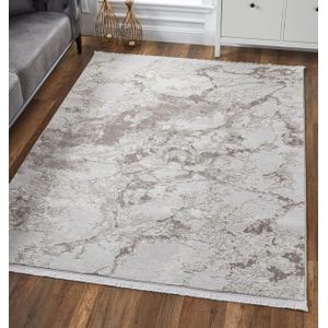 Woodman Carpet Stavelot - 160x220cm, laagpolig vloerkleed met franjes