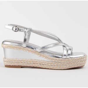Montevita - Salia5 - Sandalen - Zilver - Sleehak